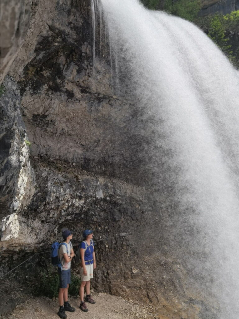 Cascate di Fanes - gigantische Wasserfälle in den Dolomiten